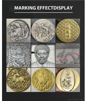 SFX 60W 80W 100W 3D Fiber Laser Engraver FEELTEK 3D Dynamic Focus System Lenmark Software 3D Laser Marking Machine